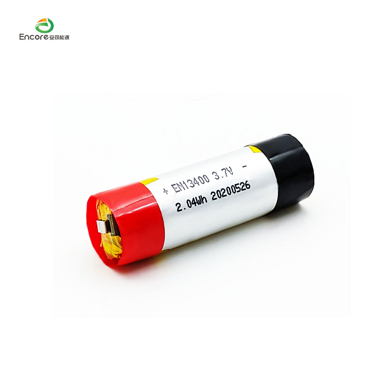 13400 sylinterimäinen 550mah lipo-akku