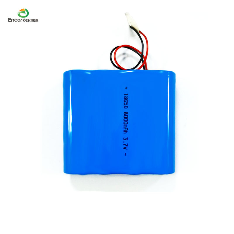 18650 8000 mAh 3,7 V litiumioniakku