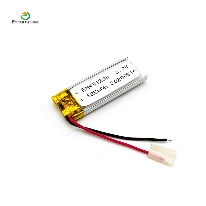 3,7 V 125 mah Smart Wearable Devices Lipo-akku