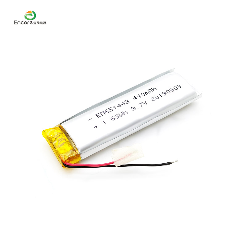 3,7 V 450 mah Li-polymeeriakku