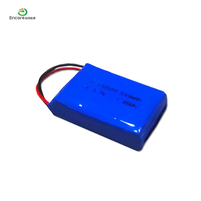 3.7v 500mah 1.85wh lipoakku