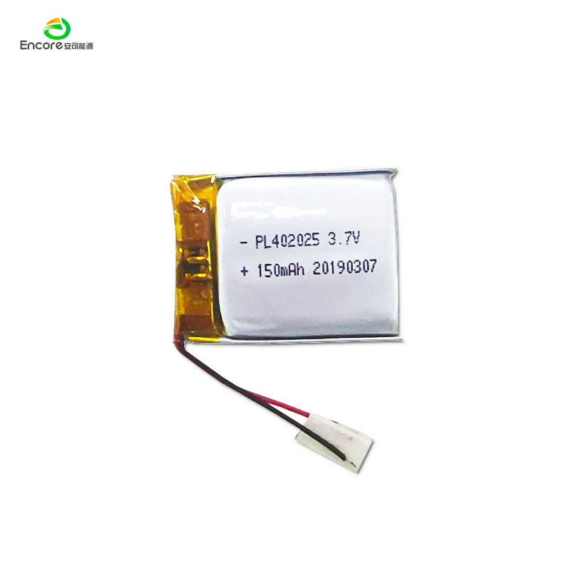 402025 150 mAh 3,7 V ladattava lipo-akku