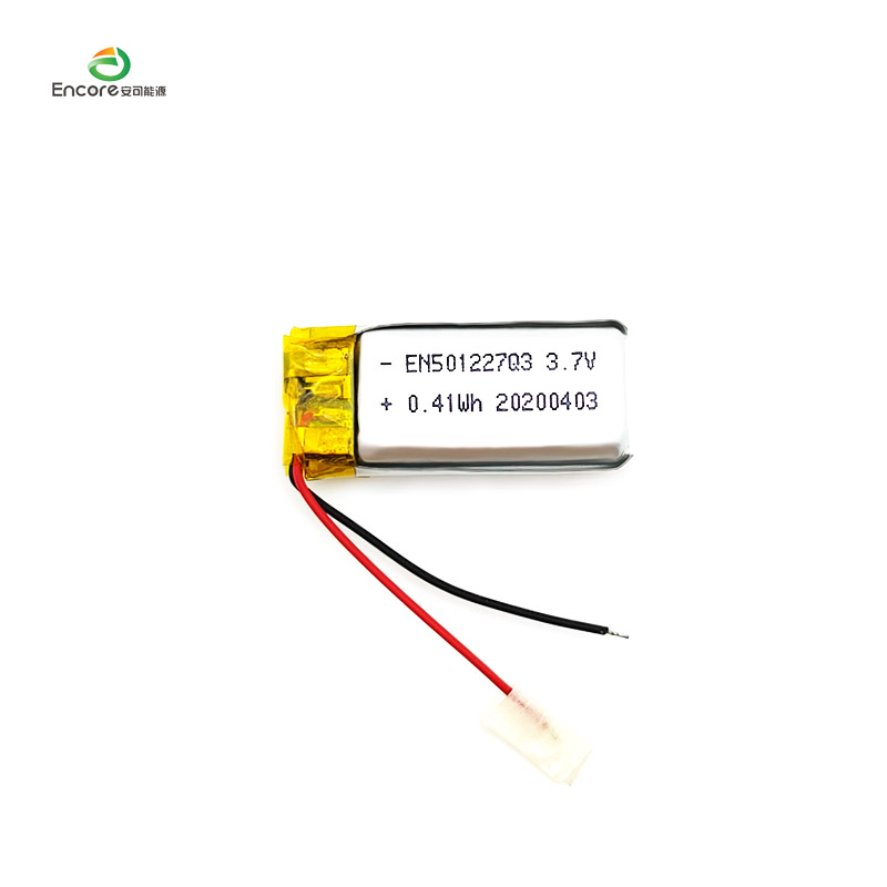 501227 3,7v 110mah litiumpolymeeriakku